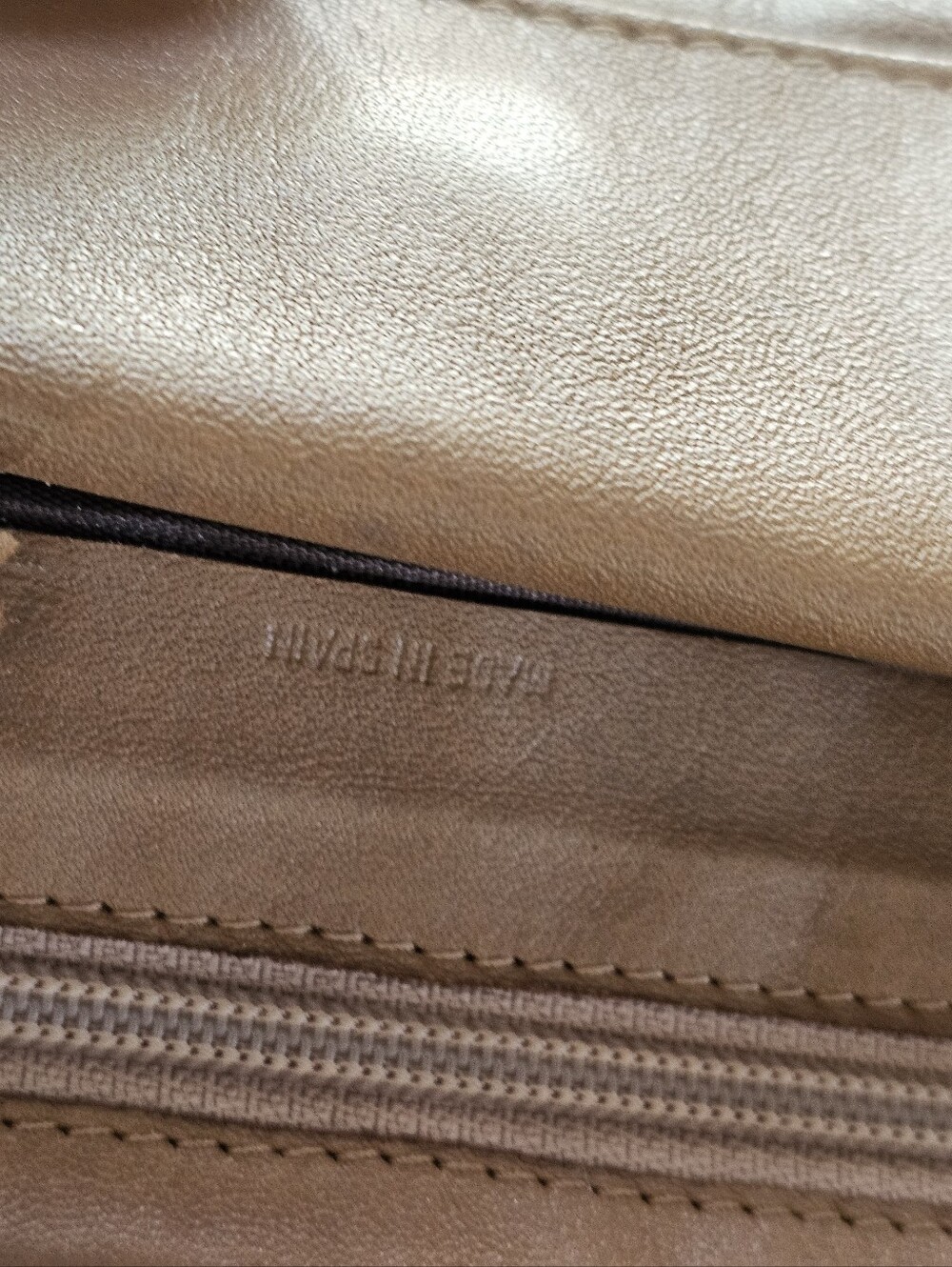 Vintage Dior Tan Canvas Wallet with Brown Leather Trim w COA - Picture 12 of 16